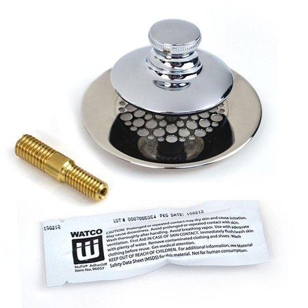 WATCO UnivNuFit-PP-Silicone and Combo Pin, Chrome 48750-PP-CP-G-47